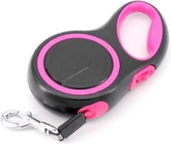 IGOODS - Uitlaatriem - Honden Riem - Katten Riem - Uitlaatriem Voor Dieren - Rollijn - 5 Meter Lang Roze -Huisdierbenodigdheden 1200x1011 1