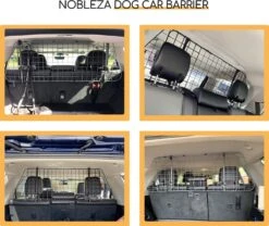 Nobleza RLJ - Hondenrek Auto - Universeel - Autorek Hond - Kofferbak - Bagagerek - Verstelbaar - L96-145/B30 Cm - Zwart 12 Nobleza RLJ - Hondenrek Auto - Universeel - Autorek Hond - Kofferbak - Bagagerek - Verstelbaar - L96-145/B30 Cm - Zwart -Huisdierbenodigdheden 1200x1012 4