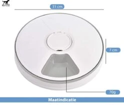 PetFriends Automatische Voerbak Voor Hond En Kat - Incl. Batterijen - Voerautomaat Met 6 Compartimenten - 24 Uurs Timer - Elektrische Voederbak -Huisdierbenodigdheden 1200x1014 2