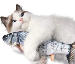 Merkloos Interactieve Oplaadbare Bewegende Vis (Grijs) - Unieke "must Have" Voor Uw Kat / Hond -Huisdierbenodigdheden 1200x1017 9