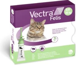 VECTRA Felis - Vlooiendruppels - Voor Katten 0.6 T/m 10 Kg - 3 Pipetten 6 VECTRA Felis - Vlooiendruppels - Voor Katten 0.6 T/m 10 Kg - 3 Pipetten -Huisdierbenodigdheden 1200x1023 6