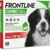 Frontline Combo - XL: Van 40 Tot 60 Kg - Anti Vlooienmiddel En Tekenmiddel - Hond - 6 Pipetten