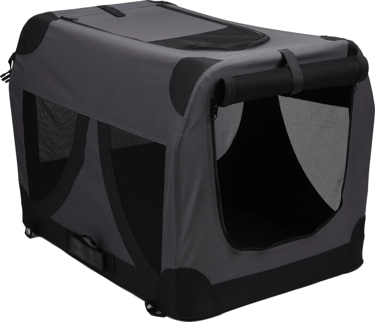 Adori Reis Bench Zwart - Hondenbench - 61x41x41 Cm 1 Adori Reis Bench Zwart - Hondenbench - 61x41x41 Cm