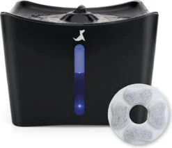 Loyalpetclub® XL Drinkfontein Kat – Drinkbak Hond & Kat - Waterfontein Kat – Waterdispenser 3L - Kattenfontein Met Waterfilter - Inclusief Mat