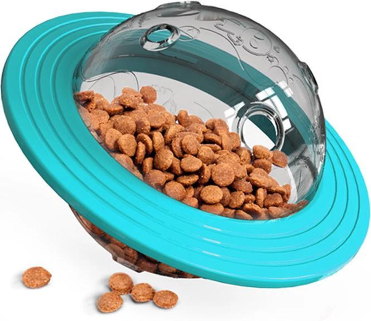 Merkloos Hondenspeeltje UFO Blauw Geschikt Voor Puppy's Tot En Met Grote Honden - Honden Speelgoed - Anti Bijt Speelgoed - Voerbal - Honden Speelgoed Intelligentie - Bijtspeelgoed - Interactieve Hond - Hondenspeeltjes - Traingsbal - Sterk Materiaal - Blauw 8 Merkloos Hondenspeeltje UFO Blauw Geschikt Voor Puppy's Tot En Met Grote Honden - Honden Speelgoed - Anti Bijt Speelgoed - Voerbal - Honden Speelgoed Intelligentie - Bijtspeelgoed - Interactieve Hond - Hondenspeeltjes - Traingsbal - Sterk Materiaal - Blauw - Afbeelding 8