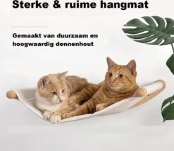 Klimmuur Kat XXL Editie - Krabpaal - Katten Klimmuur - Katten Klim Wand - Met Hangmat -Huisdierbenodigdheden 1200x1039 13