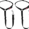 Nobleza Hoofdsteun Gordel - Voor Honden Zwart - 2 Stuks
