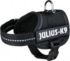 Julius K9 K9®Powertuig, M - Maat 0, Zwart -Huisdierbenodigdheden 1200x1041