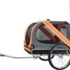 Duvo+ Fietskar Pet Trailer 80x56,5x63cm Grijs Oranje