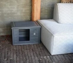 RHRQuality Kattenhuis Voor Binnen En Buiten Kattenhok Villa De Luxe Grijs -Huisdierbenodigdheden 1200x1046 11