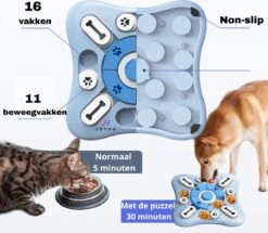 Joyha Honden Interactieve Speelgoed | Vierkant | Puzzel | Puppy | Dog | Intelligentie -Huisdierbenodigdheden 1200x1046 5