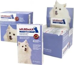 Elanco Milbemax Kauwtablet Hond - Anti Wormenmiddel - 12 G 4 Stuks 1 Tot 5 Kg -Huisdierbenodigdheden 1200x1047