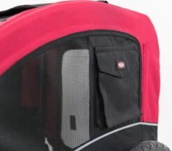 Trixie Hondenfietskar Zwart / Rood - 75X63X68 CM -Huisdierbenodigdheden 1200x1047 3