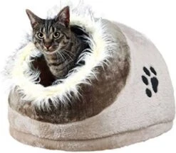 Trixie Kattenmand Iglo Minou Beige / Bruin - 41X35X26 CM -Huisdierbenodigdheden 1200x1048 16