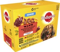 Pedigree Senior In Gelei Honden Natvoer - Vlees En Gevogelte In Gelei - 48 X 100 Gr -Huisdierbenodigdheden 1200x1048 8
