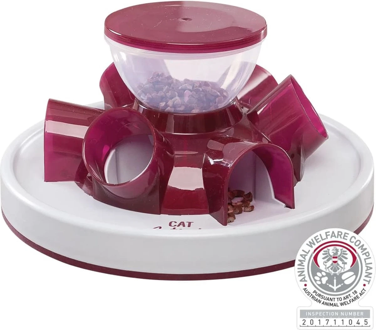 TRIXIE Kattenspeelgoed Tunnel Feeder Strategiespel - Blauw 5 TRIXIE Kattenspeelgoed Tunnel Feeder Strategiespel - Blauw - Afbeelding 5