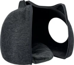 Trixie Relax Iglo Kat Vilt Grijs - 38X37X35 CM 11 Trixie Relax Iglo Kat Vilt Grijs - 38X37X35 CM -Huisdierbenodigdheden 1200x1055 10