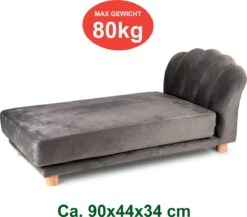 Maxxpro Katten- En Hondenbank - Grijs - Verhoogd Met Houten Poten - Fluweel Materiaal - 90 X 44 X 34 Cm - Huisdieren Tot 80 KG 12 Maxxpro Katten- En Hondenbank - Grijs - Verhoogd Met Houten Poten - Fluweel Materiaal - 90 X 44 X 34 Cm - Huisdieren Tot 80 KG -Huisdierbenodigdheden 1200x1056 1