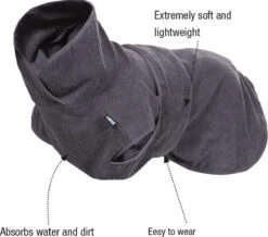 Rukka Pets Micro Light Badjas - Lichtgewicht - Microvezel - Sterk Absorberend - Maat M