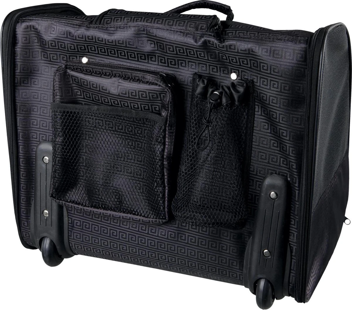 Trixie Reismand Trolley Elegance Zwart - 45X31X41 CM 3 Trixie Reismand Trolley Elegance Zwart - 45X31X41 CM - Afbeelding 3