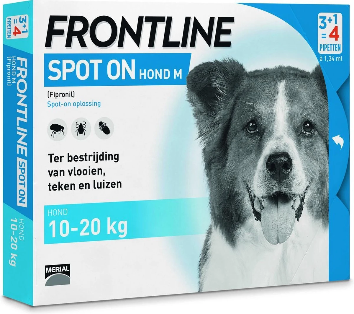 Frontline Spot-On M Anti Vlooienmiddel - Hond - 4 Pipetten 5 Frontline Spot-On M Anti Vlooienmiddel - Hond - 4 Pipetten - Afbeelding 5
