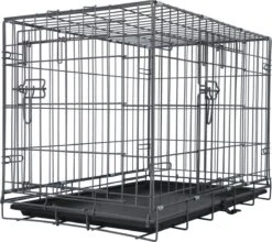 Adori Safety+ Bench Met 2 Deuren Grijs - Hondenbench - 61x43x49 Cm -Huisdierbenodigdheden 1200x1069 7