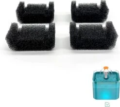 Loha-party® Drinkfontein Filters - Filters Kattenfontein - Filters Hondenfontein-Katoen Filter-Pomp Filter- Water Filter-2 Navulling Set -2*4 St -Huisdierbenodigdheden 1200x1071 4