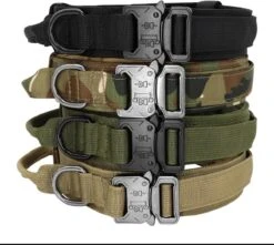 Militaire Tactische Halsband Duitse Shepard Medium Grote Hond Halsbanden Voor Walking Training Duarable Halsband Controle Handvat- Donkergroen Olijf Bruin- L 42-54 CM -Huisdierbenodigdheden 1200x1072 6
