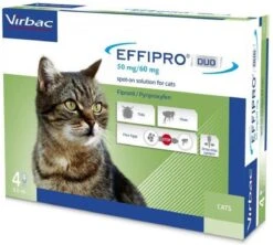 Virbac Effipro DUO Spot-On Kleine Kat (1 T/m 6 Kg) - 4 Pipetten -Huisdierbenodigdheden 1200x1077 13