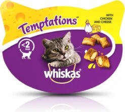 Whiskas Temptations Kattensnacks - Kip En Kaas - 8 X 60 Gr 11 Whiskas Temptations Kattensnacks - Kip En Kaas - 8 X 60 Gr -Huisdierbenodigdheden 1200x1080 10