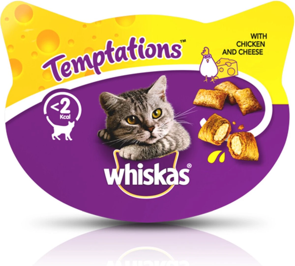 Whiskas Temptations Kattensnacks - Kip En Kaas - 8 X 60 Gr 6 Whiskas Temptations Kattensnacks - Kip En Kaas - 8 X 60 Gr - Afbeelding 6