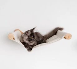 RHRQuality Wandmeubel Wandmontage Klimmuur Kat 53 X 43cm Luxe Hangmat XXL Creme Klim Wand Muur Krabpaal Katten Muurbevestiging -Huisdierbenodigdheden 1200x1080 13