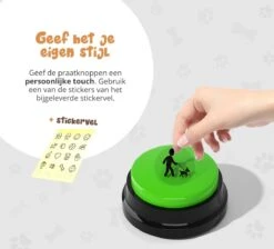 Praatknop Hond – Set Van 4 - Honden Speelgoed – Honden Training – Dogbuttons – Huisdier – Puppy Training - Hondenspeelgoed Intelligentie - Hond Opvoeden -Huisdierbenodigdheden 1200x1087 2