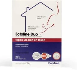 Flea Free Ectoline Duo Kat - Tegen Vlooien En Teken - 2 Pipetten -Huisdierbenodigdheden 1200x1087 21