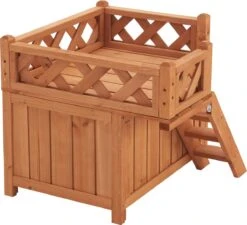 Kattenhuis Pürstein 45,7x50,8x50,3 Cm Houtkleurig -Huisdierbenodigdheden 1200x1092 15