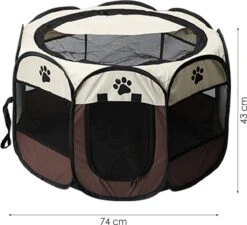 Merkloos Honden Bench - Opvouwbaar - 74 Cm - Geschikt Voor Kleine En Middelgrote Honden -Huisdierbenodigdheden 1200x1093 7