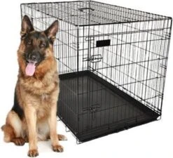 Hondenbench Basic Zwart XXL - Zwart - 124 X 76 X 83 Cm -Huisdierbenodigdheden 1200x1094 5