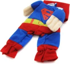 8® - Superman Kostuum Met Cape - Hond Of Kat - DC - Maat S