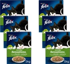 Felix Inhome Sensations - Kattenvoer - 6 X 1 Kg -Huisdierbenodigdheden 1200x1095 19