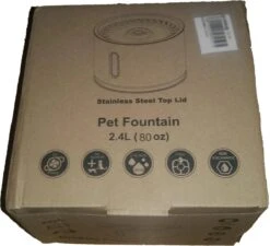 Merkloos Drinkfontein Voor Hond En Kat - RVS Waterbak - Dieren Drinkbak - Vers Water Fontein - Drinkfontein Katten- 3 Standen - 2.4 Liter - Incl. 1 Koolstoffilter -Huisdierbenodigdheden 1200x1095 21