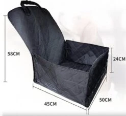Service96 - Autostoel Hond - Hondenstoel Auto - Hondenmand Auto - Opvouwbaar Autozitje Hond - Hoge Kwaliteit - Reis Kennel - Reis Bench - 50cm X 48cm -Huisdierbenodigdheden 1200x1098 5