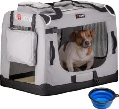 Cadoca Hondentransportbox Opvouwbaar - Maat M -Huisdierbenodigdheden 1200x1099 10