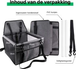 Luxe Hondenstoel Auto – Donkergrijs - Autostoel Hond – Hondenmand Voor In De Auto – Autozitje – LumifyMe - 40 X 34 X 25 Cm 18 Luxe Hondenstoel Auto – Donkergrijs - Autostoel Hond – Hondenmand Voor In De Auto – Autozitje – LumifyMe - 40 X 34 X 25 Cm -Huisdierbenodigdheden 1200x1100 2