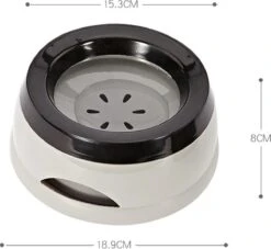 IGOODS Dieren Drinkbak - Voerbak - Drinkbak Voor Honden - Hondenvoerbak - Grijs -Huisdierbenodigdheden 1200x1104
