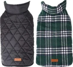 Stijlvol Omkeerbaar Winter Hondenjasje In Engelse Stijl - BEIGE - EXTRA LARGE (XL) -Huisdierbenodigdheden 1200x1105 8