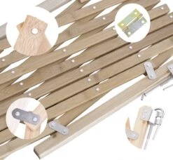 Houten Traphekje Harmonica | Traphekje Hond & Huisdieren | Extra Stevig | Inklapbaar | Met Klembevestiging | Deurhek Accordeon | Deurhekje | Hondenhek | Huisdier Hekje | Traphekje Houten -Huisdierbenodigdheden 1200x1107 4