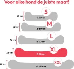 Snoozle Hondenmand - Zacht En Luxe Hondenkussen - Wasbaar - Fluffy - Hondenmanden - 80cm - Grijs -Huisdierbenodigdheden 1200x1110 5