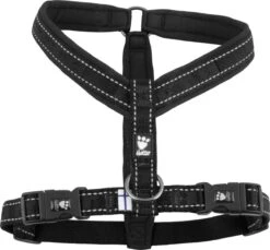 Hurtta Padded Tuig Y-Model Zwart - Hondenharnas - 55 Cm