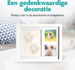 Honden Fotolijst Met Kleiafdruk - Gipsafdruk - Speelgoed Voor Dieren - Pootafdruk Hond - Puppy Speelgoed - Gipsafdruk Huisdier -Huisdierbenodigdheden 1200x1113 10