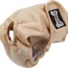 Loopsheidbroekje Hond - Beige - Maat S - Hondenbroekje - Hondenluier - Loopsheid Teef - Wasbaar